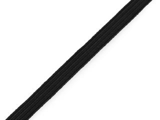 Prádlová pruženka šíře 6 mm černá