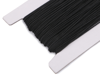 Kulatá pruženka 1mm černá