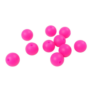 Silikonový korálek 12mm Fuchsiový