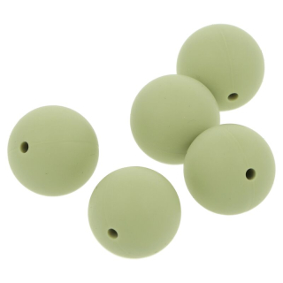Silikonový korálek 19mm Šalvějový
