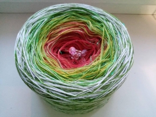 Vánoční výzdoba 3-nitka 1200m s lurexem