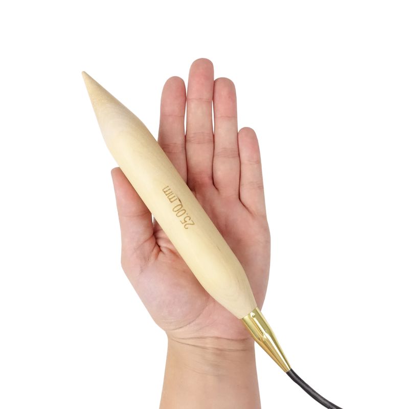 KnitPro Jumbo Birch 25mm 100cm